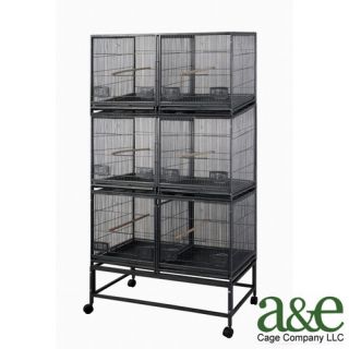 Level Cage with 3 Removable Dividers and 6 Units
