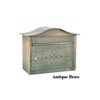 Architectural Mailboxes Hand Polished Peninsula Wall Mounted Mailbox