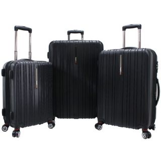 Travelers Choice Tasmania 3 Piece Hardsided Expandable Luggage Set