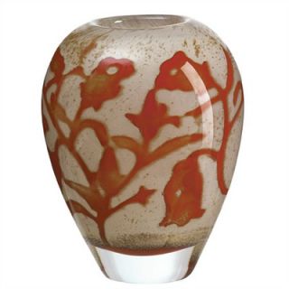 Kosta Boda Floating Flower Red Vase