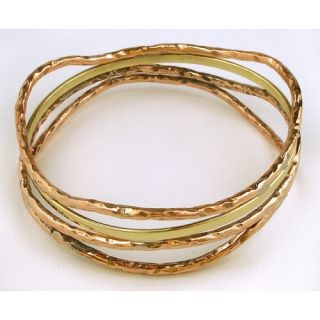 Handmade Brass and Copper Bangle