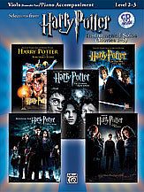 Harry Potter Movies 1 5 Viola Piano Song Book CD New