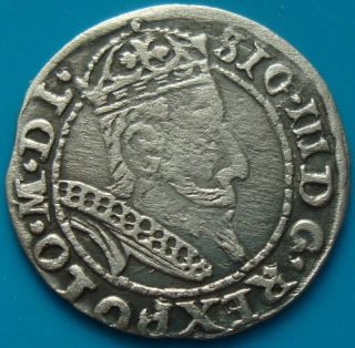 Poland AR Grosz Crowned Sigismund III Waza 1607 Krakow