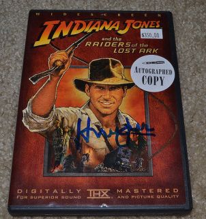 Harrison Ford Autographed Hand Signed Indiana Jones Raiders of The