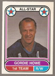 1975 OPC WHA Hockey 66 Gordie Howe All Star