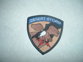 patch military operation desert storm eagle 3 inches time left