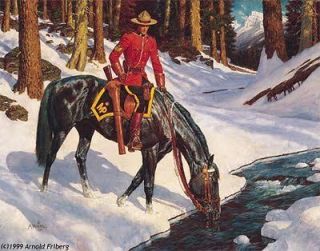 Springtime in North Arnold Friberg RCMP Police Limited Edition Print