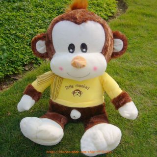 Plush Stuffed Happy Monkey Gorilla Toy Doll 35 5H