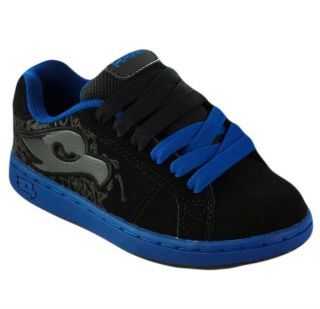 Tony Hawk Boys Skate Shoes Black Blue Sz 5 US Brand New