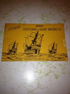 Ideal Historic SHIP Models Catalog Manual Vintage