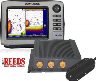 Lowrance HDS 8 GPS Fishfinder Insight USA LSS 1 Bundle 000 10622 001