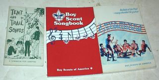 Boy Scout Song Books and Tent Trail Songs Camping Songbook