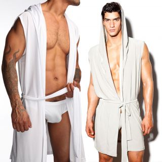 n2n bodywear dream lounge robe sleeveless muscle hoodie