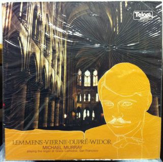 MICHAEL MURRAY playing grace cathedral organ LP Mint  TELARC 5009