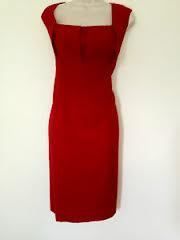  Calvin Klein Red Dress Size 4