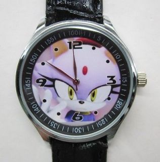 sonic blaze the cat leather strap watch from australia time