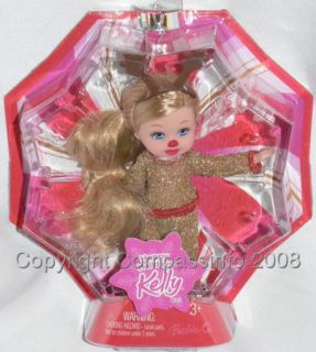 Barbie Sister Reindeer Kelly Doll Happy Holidays 2008