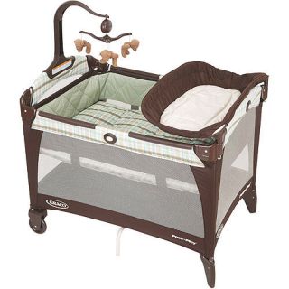 Graco Pack N Play Playard with Bassinet Crib Brentwood