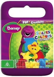 barney shapes and colours all around dvd new from australia
