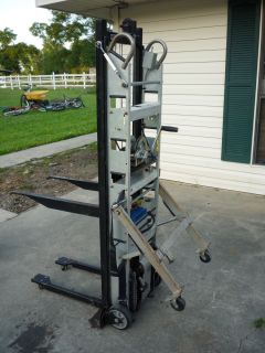  Motorized Stair Climbing Hand Truck with Removable Forklift
