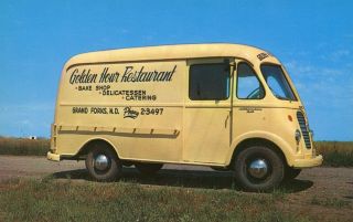 ND Grand Forks Golden Hour Catering Delivery Van Nice