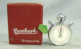 WWII German Hanhart Pocket Stop Watch Split Chronometer