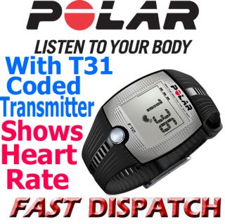 Polar FT2 Fitness Heart Rate Monitor HRM Black Watch Chest Strap Brand