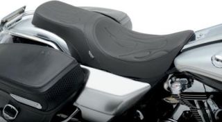 FLAMED TOURING SEAT HARLEY FLHR ROAD KING FLHX STREET GLIDE 1997 2007