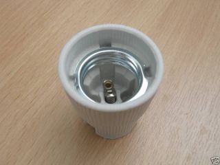 Ceramic ES 27 Screw Heat Bulb Lamp Holder Lampholder