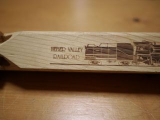 Heber Valley Utah Railroad Train Whistle Locomotive Steam Engine Pine