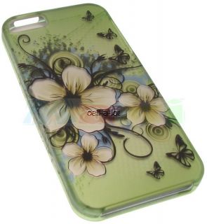  Green Hawaii Flower Hard Protector Guard Phone Case Cover