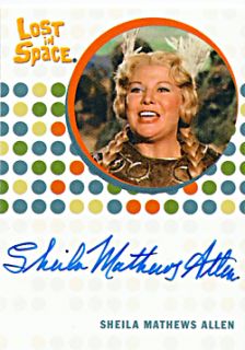 Complete Lost in Space Sheila Mathews Allen Autograph