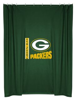 Green Bay Packers 72 x 72 Premium Shower Curtain Locker Room