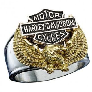 Harley Davidson Mens Eagle Ring by The Franklin Mint