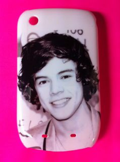 HARRY STYLES ONE DIRECTION BLACKBERRY 8520 9300 CURVE HARD BACK COVER
