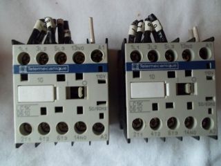 Lot of 2 Telemecanique Contactor Starter LC1K 61 2F95502012 S51E 2