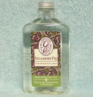 Greenleaf Reed Diffuser Oil Fragrant Sycamore Fig Scent