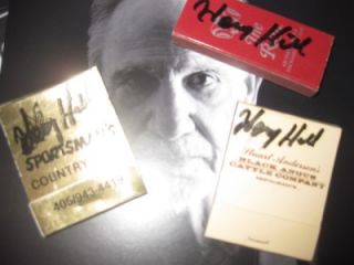 Henry Hill Goodfella Original Autograph Matchbooks 3 from The Day