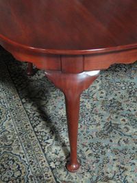 BEAUTIFUL SIGNED HENKEL HARRIS SOLID CHERRY DINING ROOM TABLE