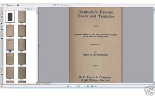 Hatfield McCoy Feud Kentuckys Famous Feuds Book New