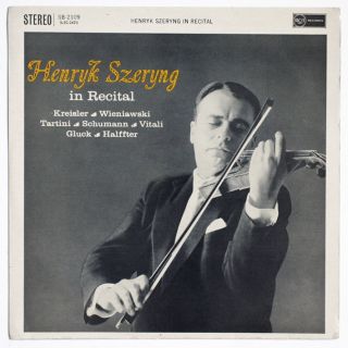 HENRYK SZERYNG violin recital orig uk STEREO SB2109 decca LP