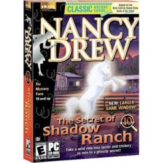 Nancy Drew #10 THE SECRET OF SHADOW RANCH Classic Adventure Mystery PC