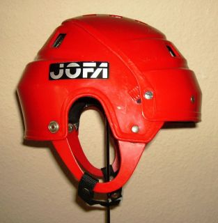 Gretzky Similar Jofa Helmet SR Vintage Red