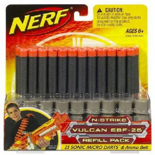 Nerf N Strike Vulcan Havok Refill 25 Sonic Darts Belt