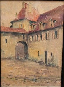 Herbert Babbage 1875 1916 Old Chalet of Lutry Near Lausanne
