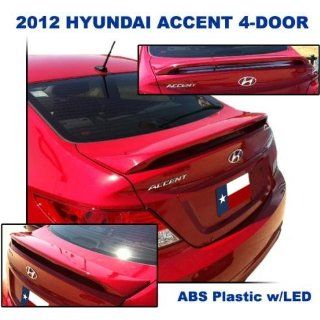 Hyundai Accent 2012+ Custom Rear Wing Spoiler Unpainted Primer