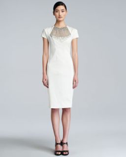  rose embroidered chain neck dress $ 1795 pre order spring 2013 runway