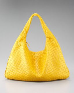 V0VPR Bottega Veneta Veneta Woven Hobo, Large