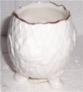 Hermitage Pottery Christmas Porcelain Jar Holder Holly Pattern