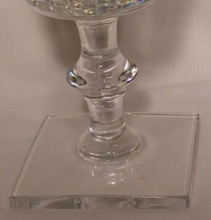 Hawkes Crystal Mallory Water Goblet Square Stem 7332